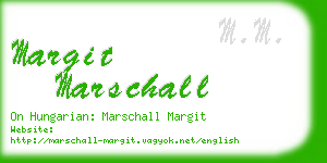 margit marschall business card